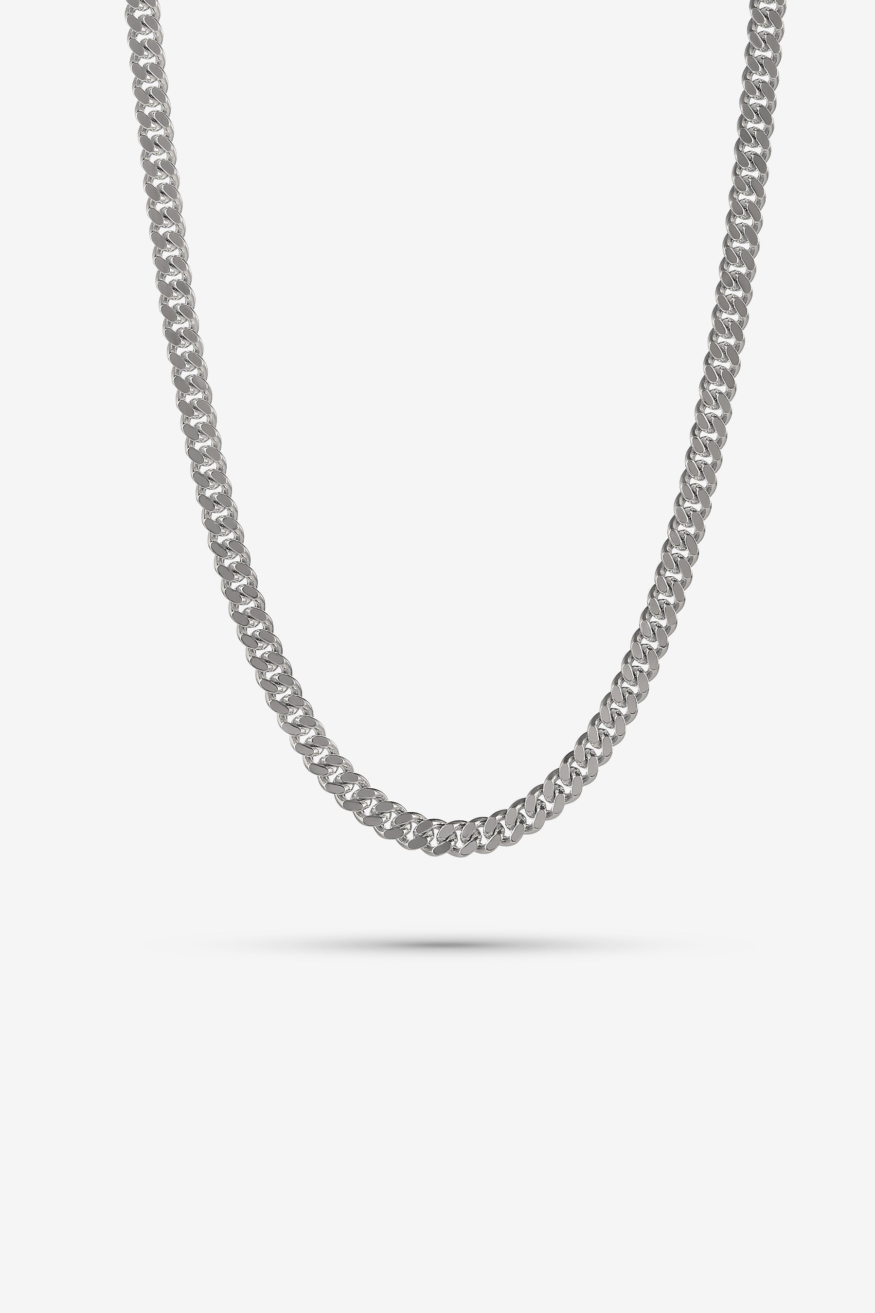 Silver Classic Cuban Chain M