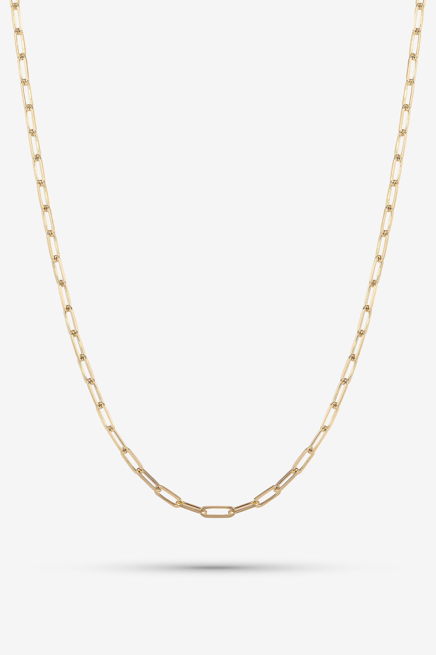 Gold Paper Clip Chain S