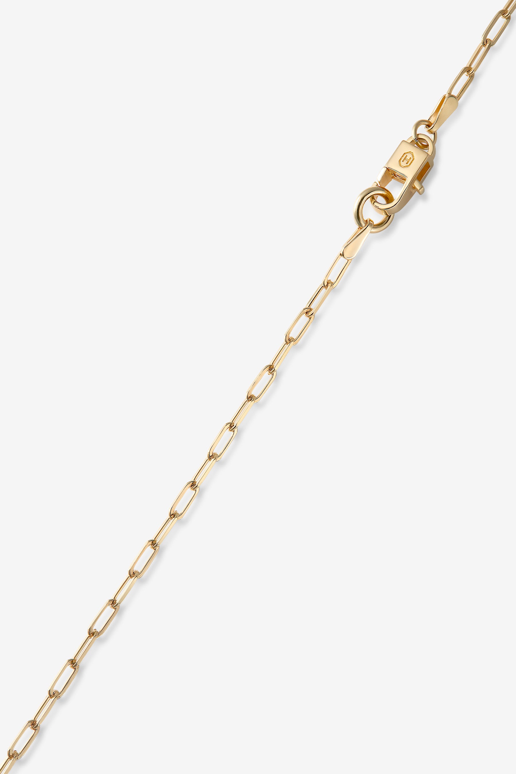 Gold Paper Clip Bracelet S