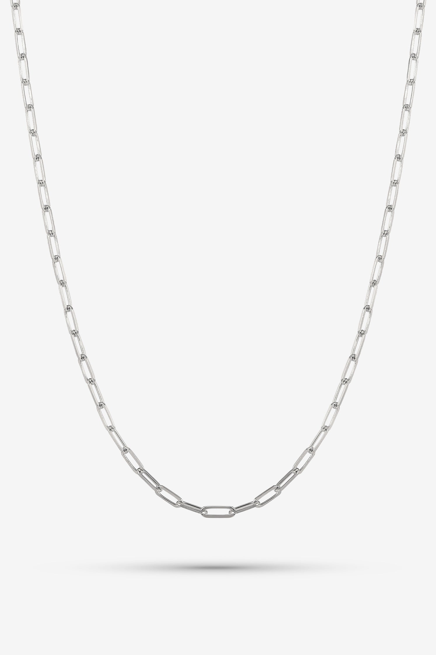 Silver Paper Clip Chain S