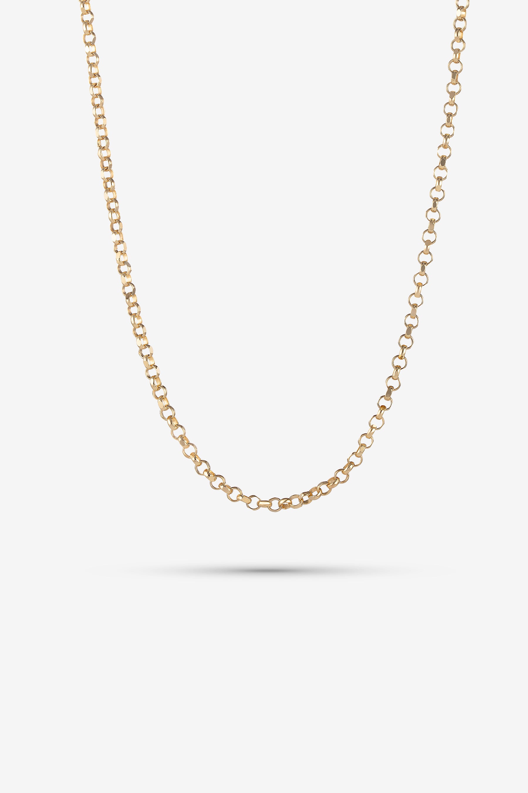 Gold Diamond Cut Belcher Chain