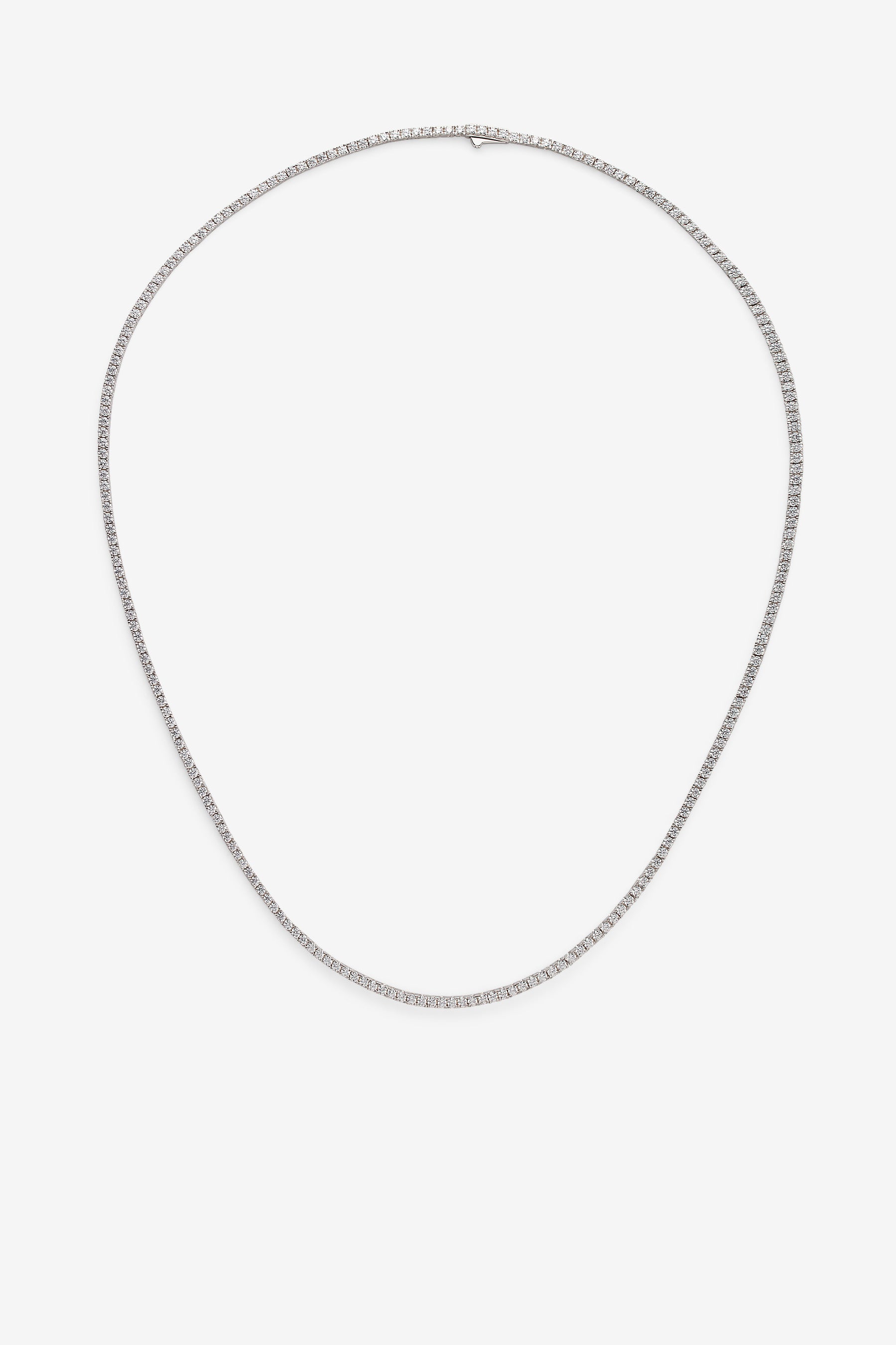 White Classic Tennis Chain S