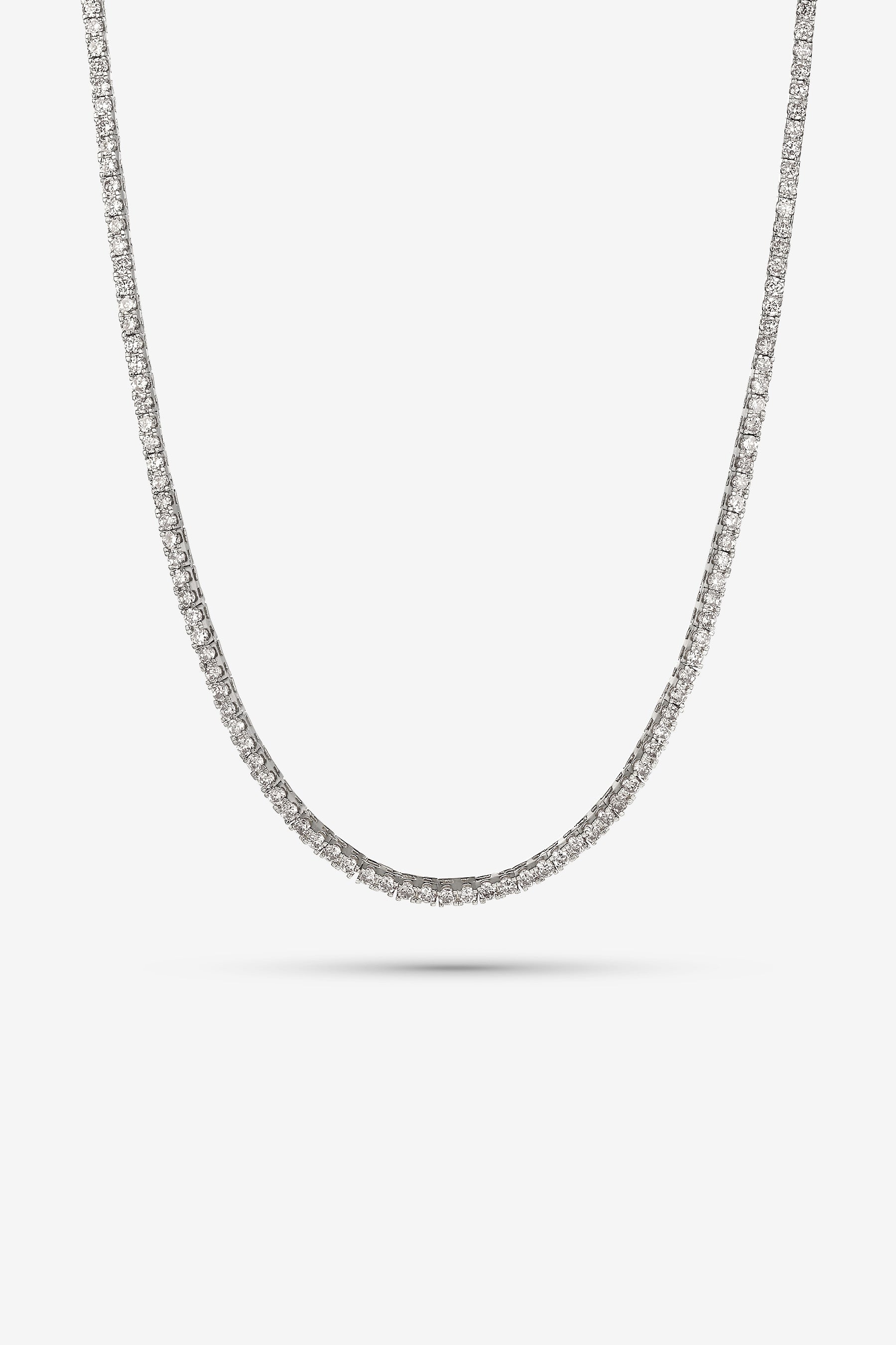 White Classic Tennis Chain S