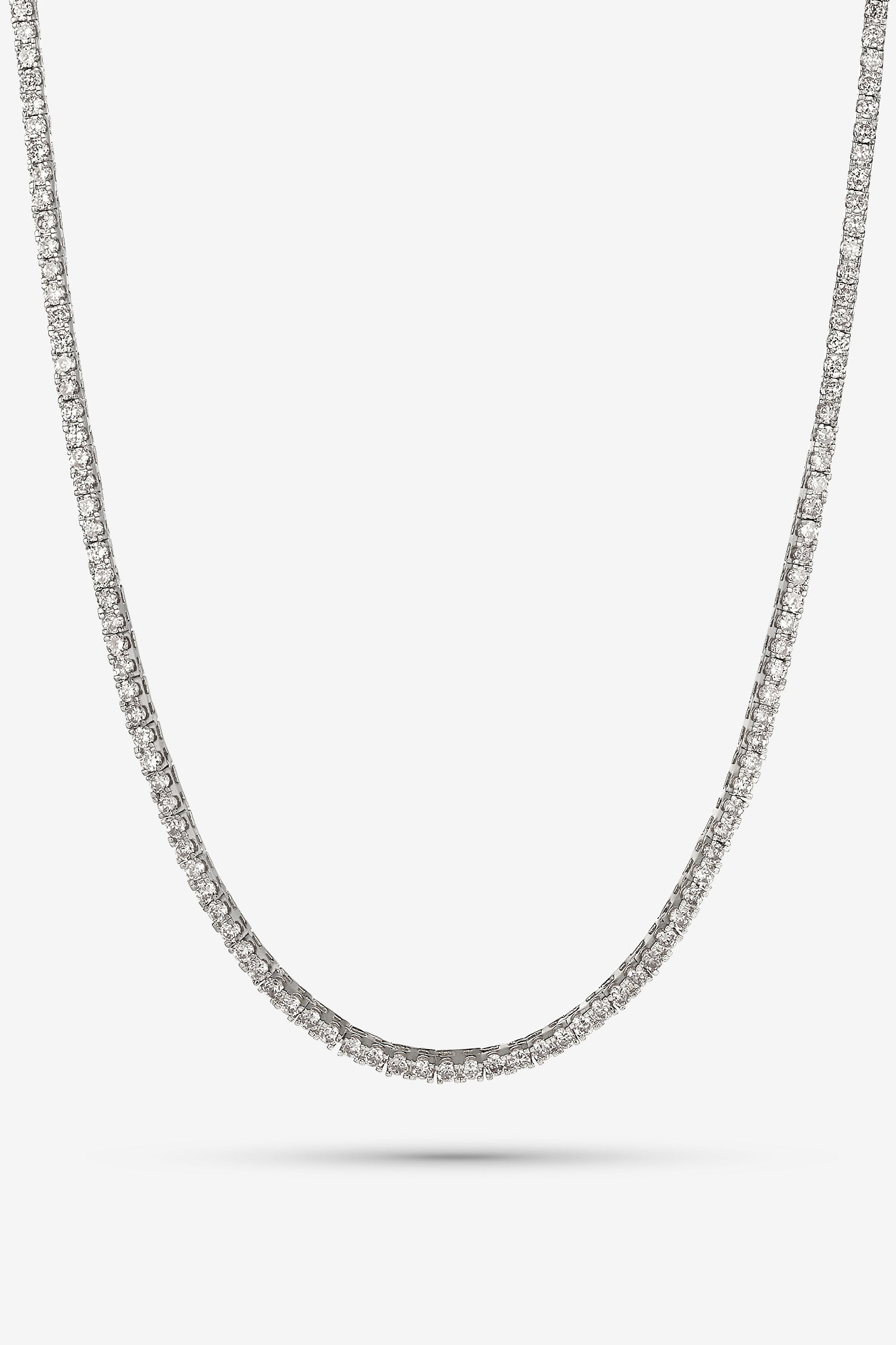 White Classic Tennis Chain S