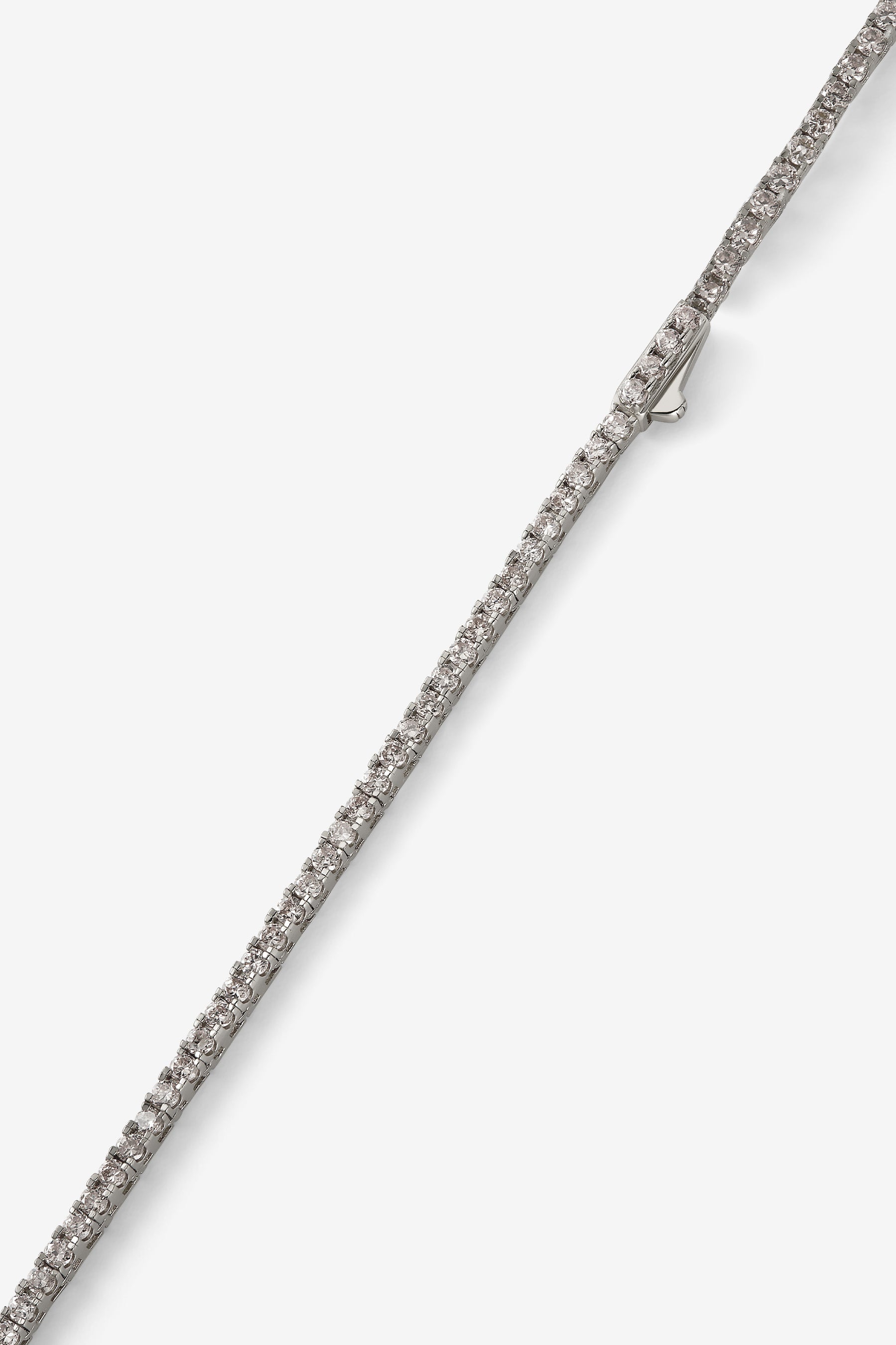 White Classic Tennis Chain S