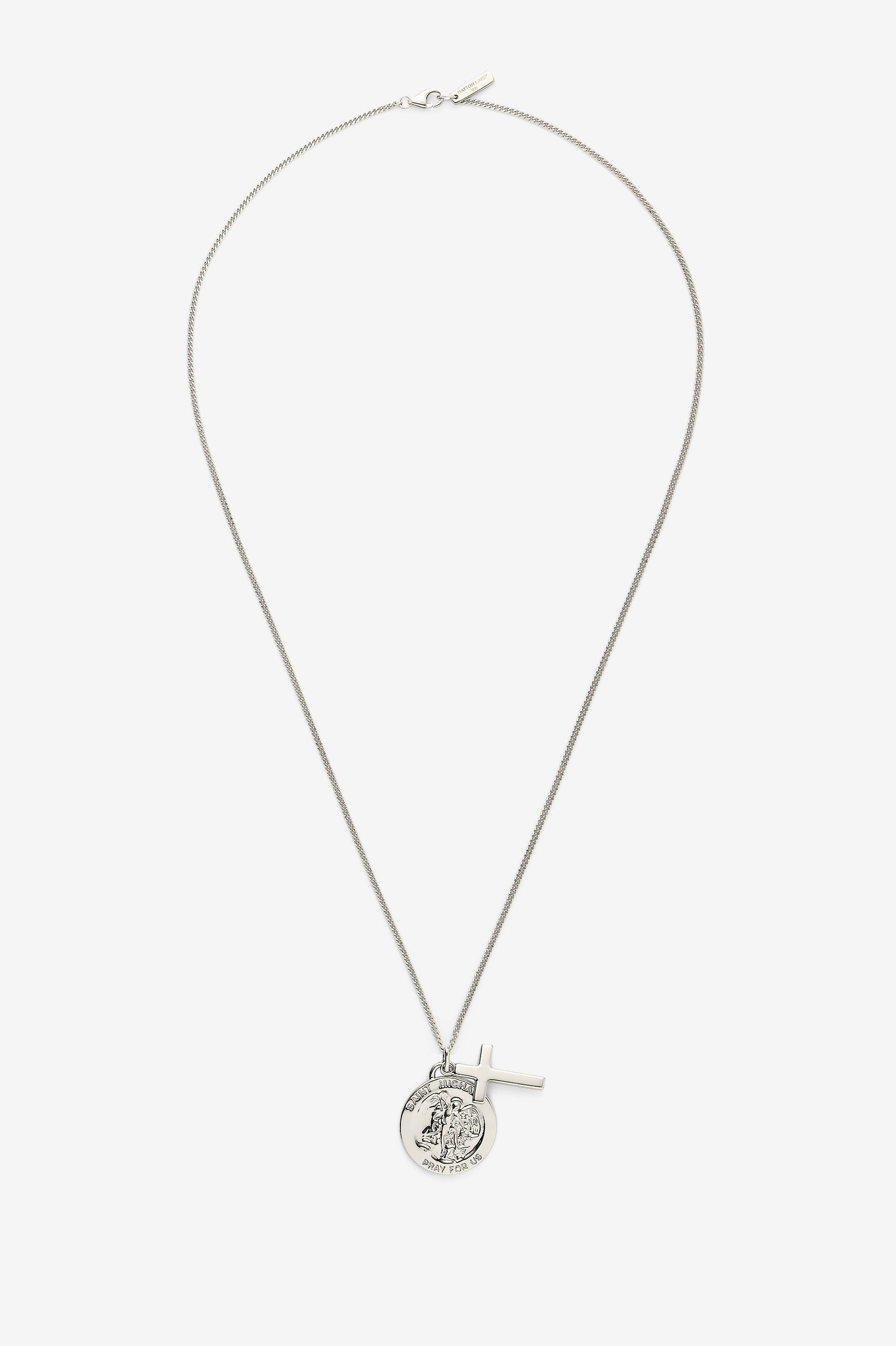 Silver St Michael Pendant