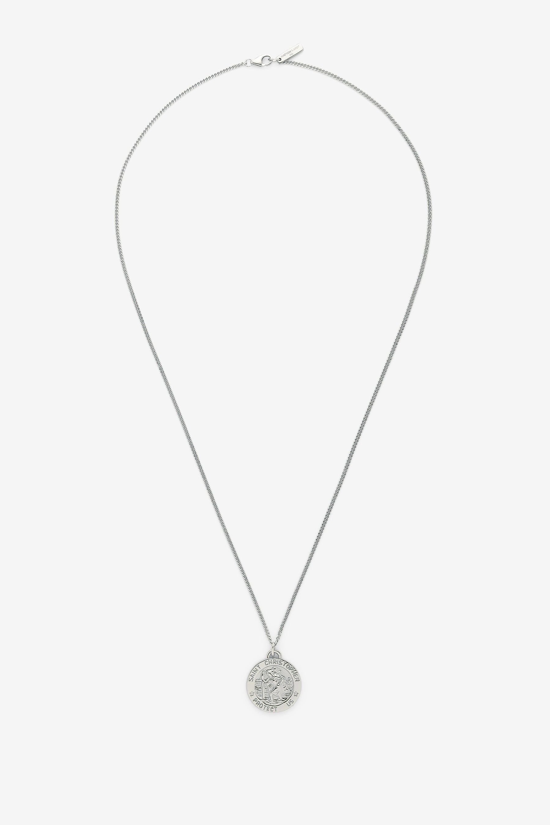 Silver St Christopher Pendant