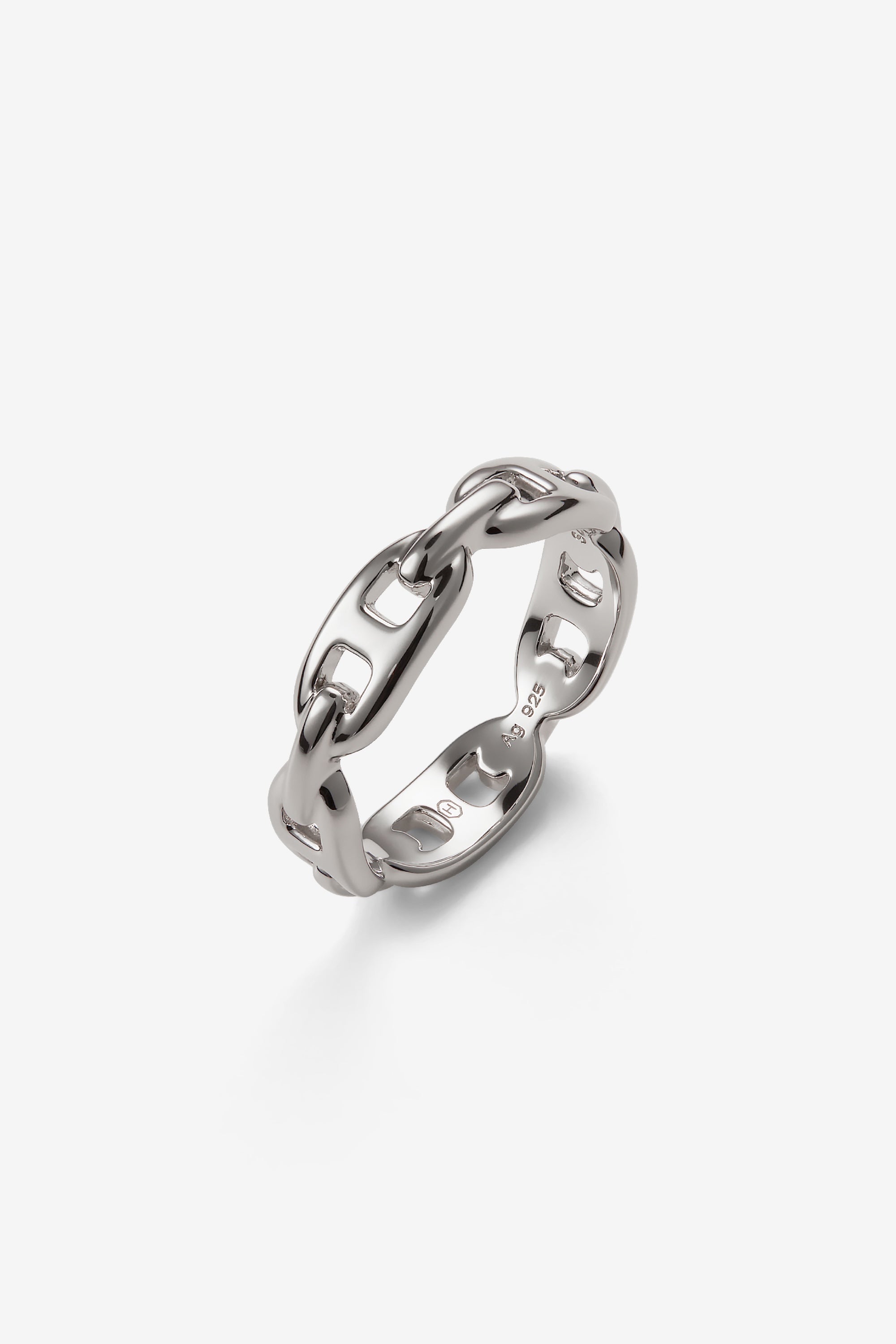 Silver Mariner Link Ring