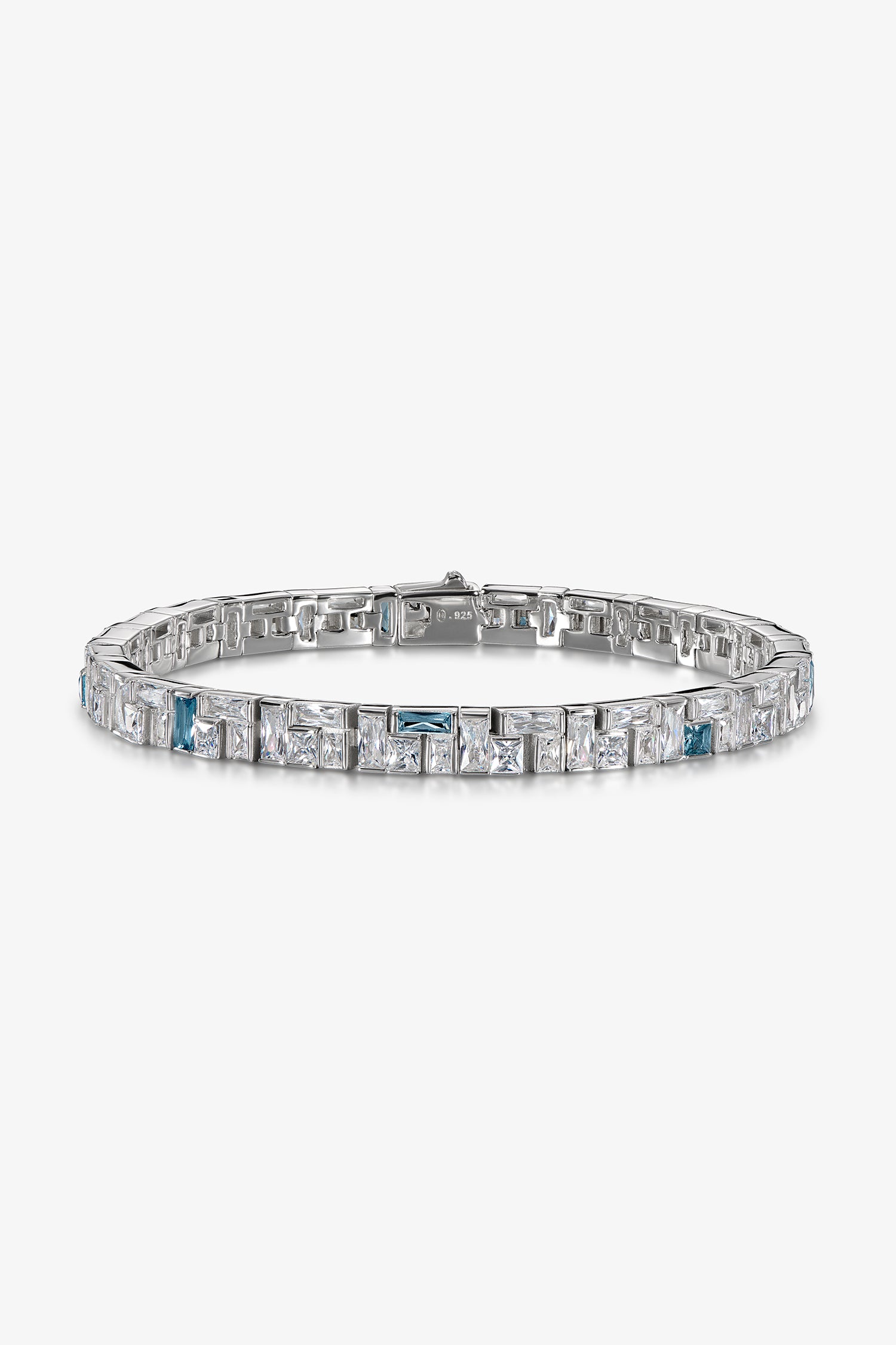 Topaz Montage Tennis Bracelet