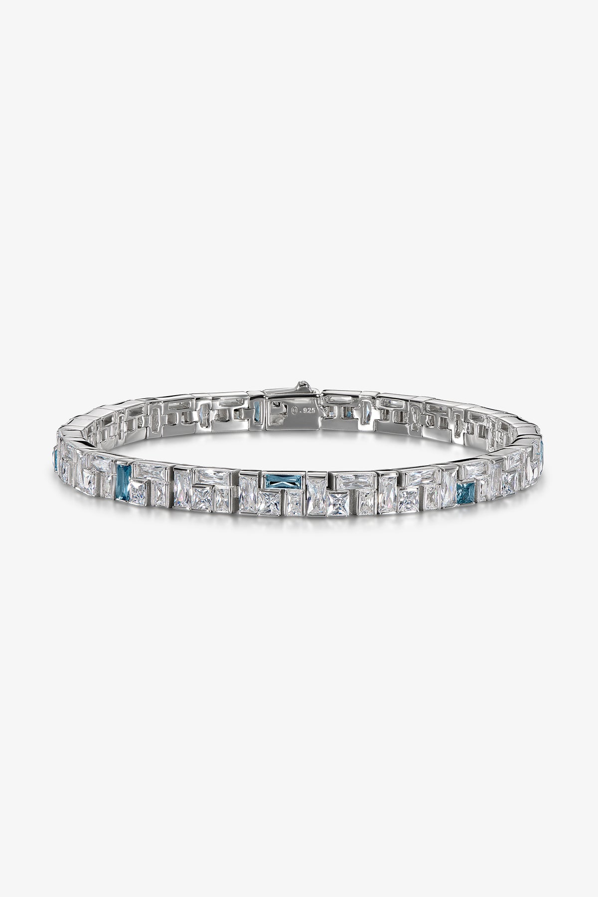 Topaz Montage Tennis Bracelet
