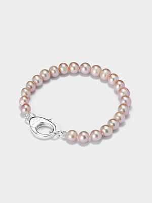 Pink Classic Pearl Bracelet