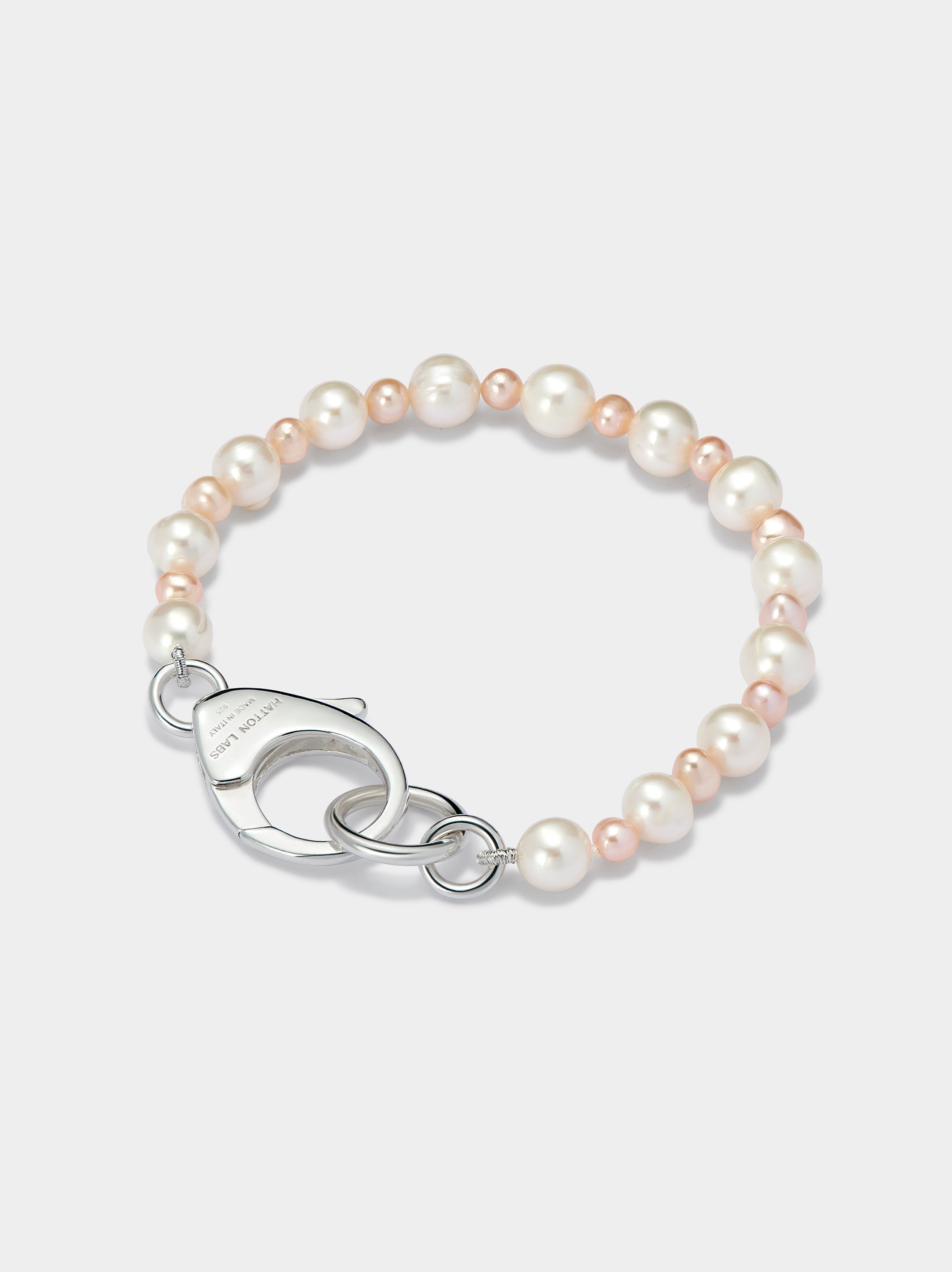 Pink Pebbles Pearl Bracelet