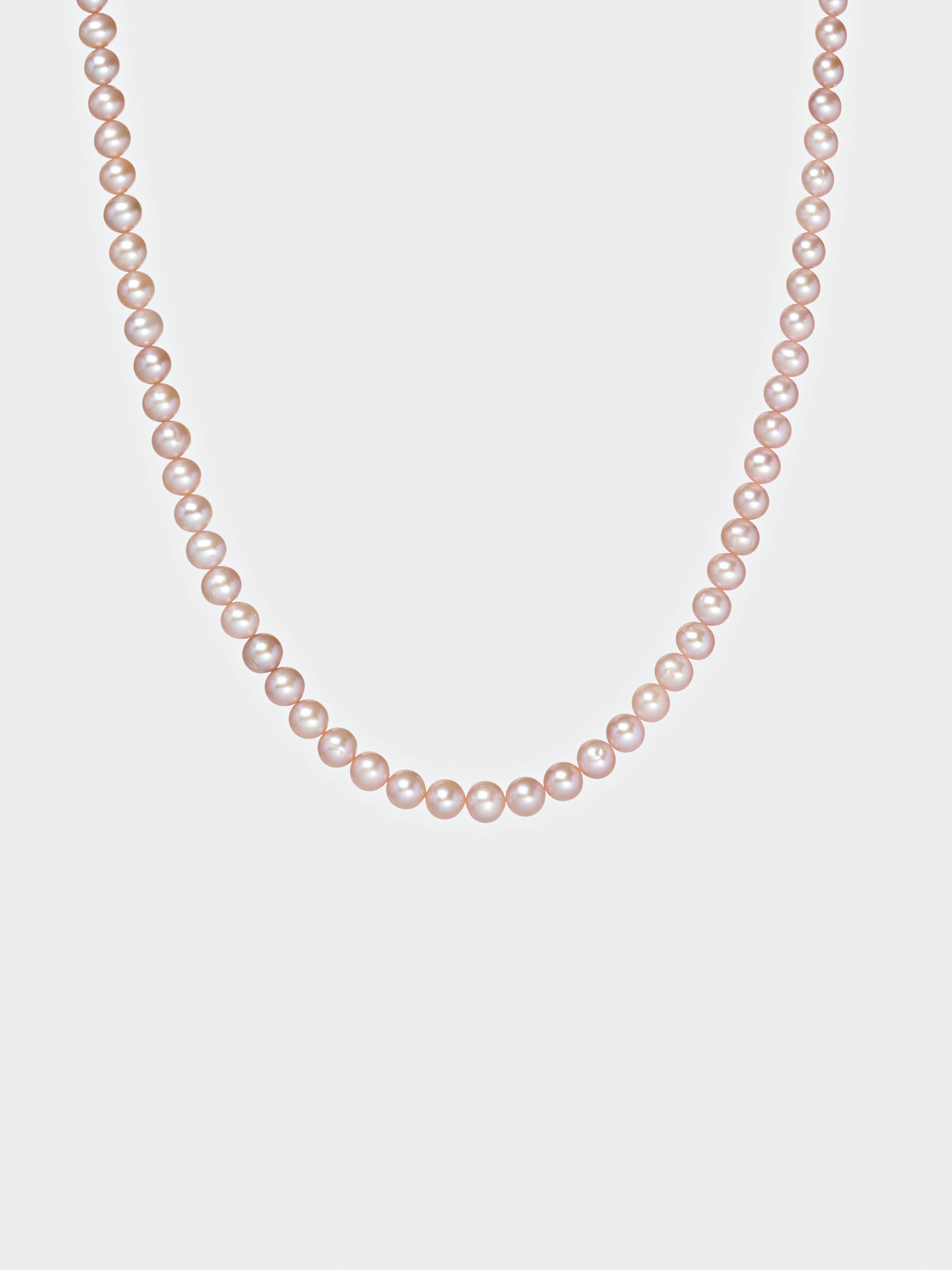 Pink Classic Pearl Chain | Men's Designer Jewellery