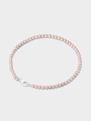Pink Classic Pearl Chain