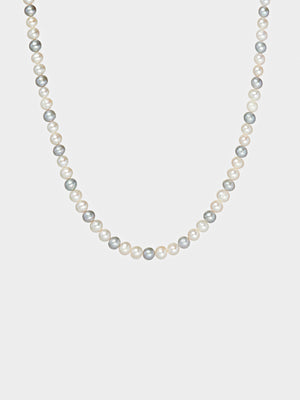 Grey & White Lobster Pearl Chain