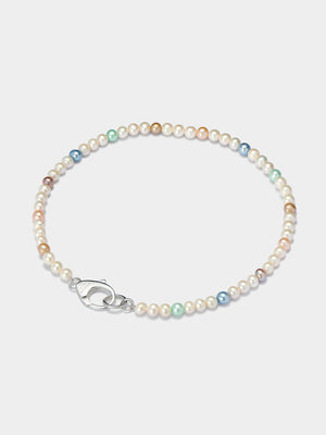 Selfridges Exclusive Multicoloured Lobster Pearl Chain