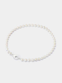 AW23 White Crystal Pearl Chain