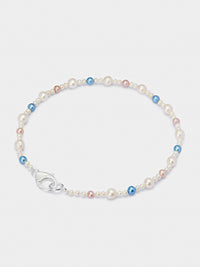 SS23 Multi-coloured XL Pebbles Pearl Chain