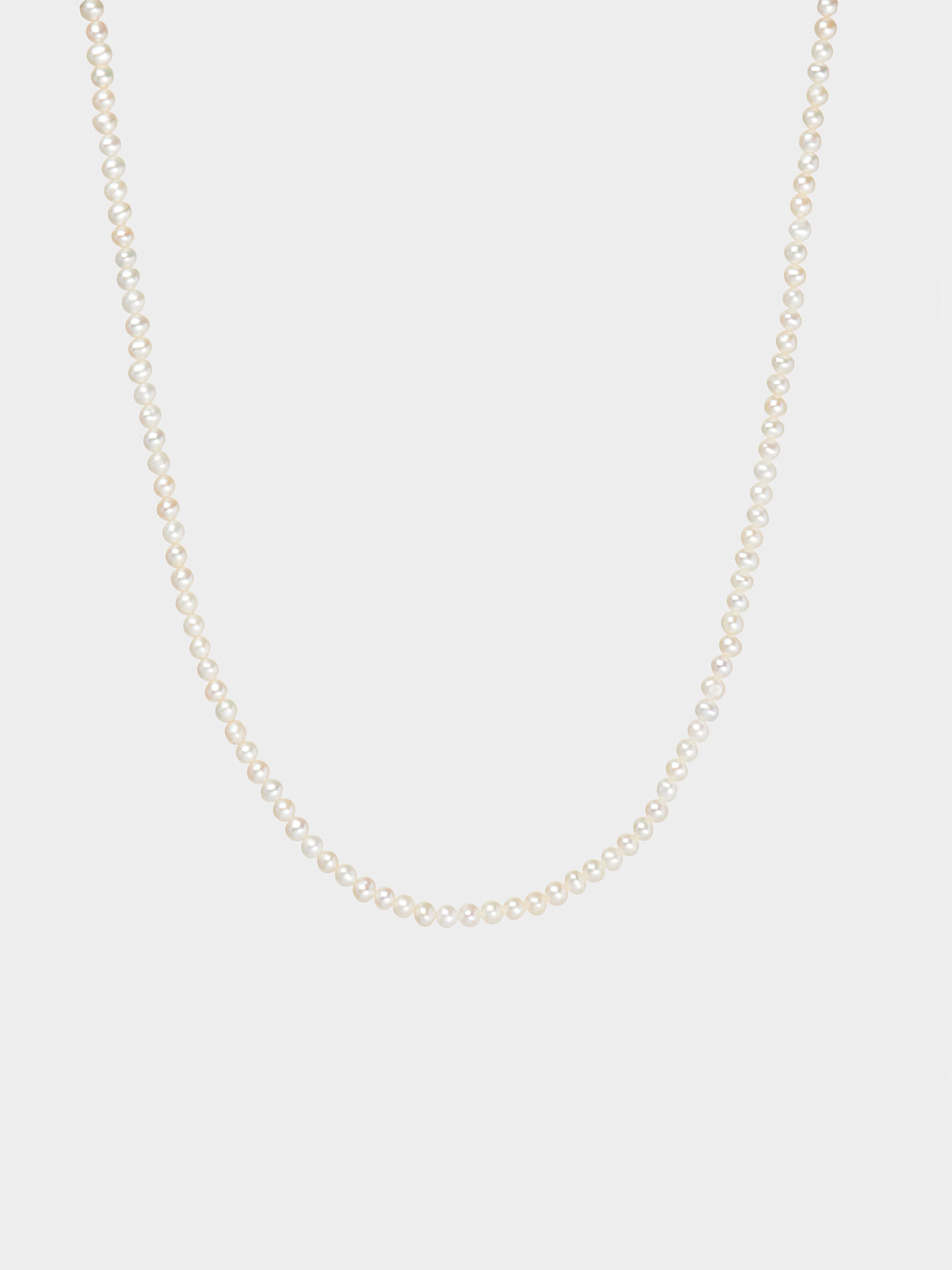 White Mini Pearl Chain