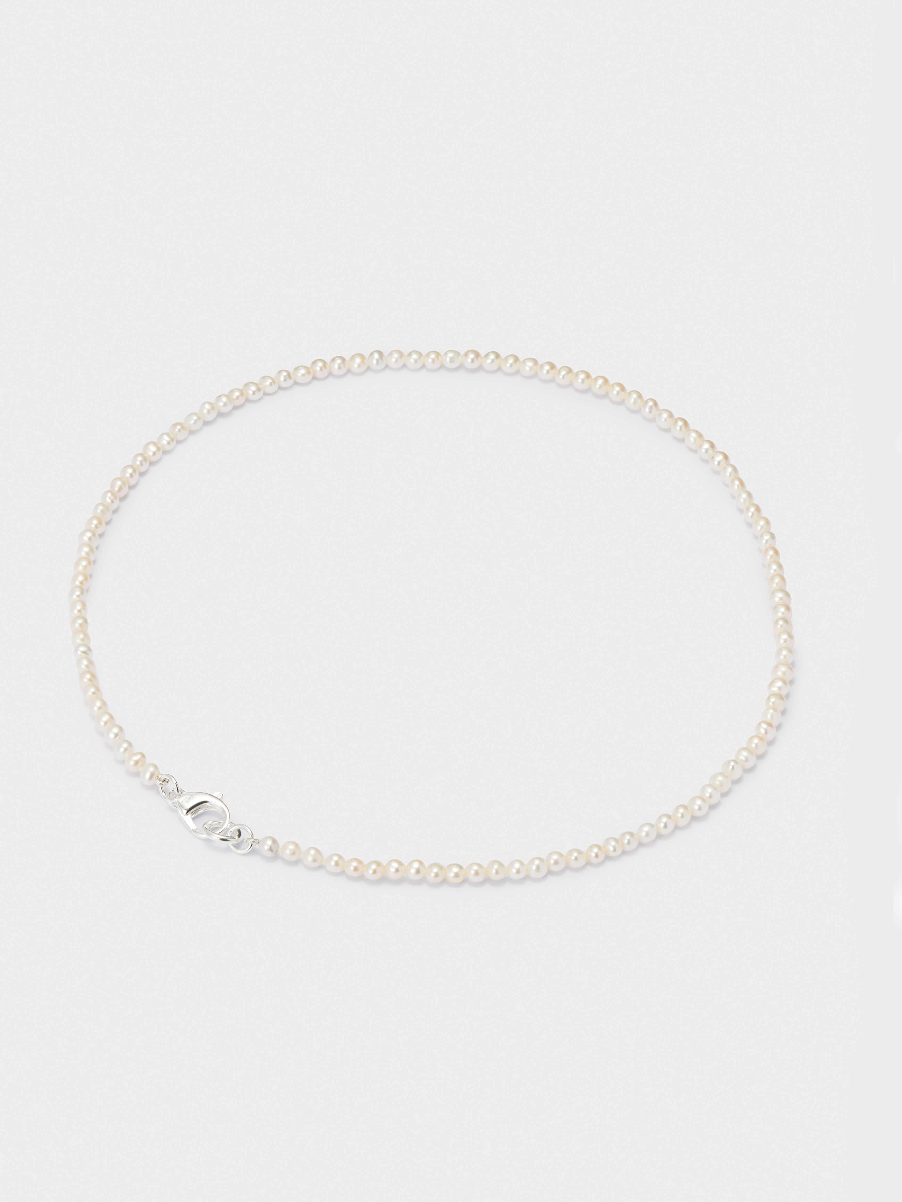 White Mini Pearl Chain