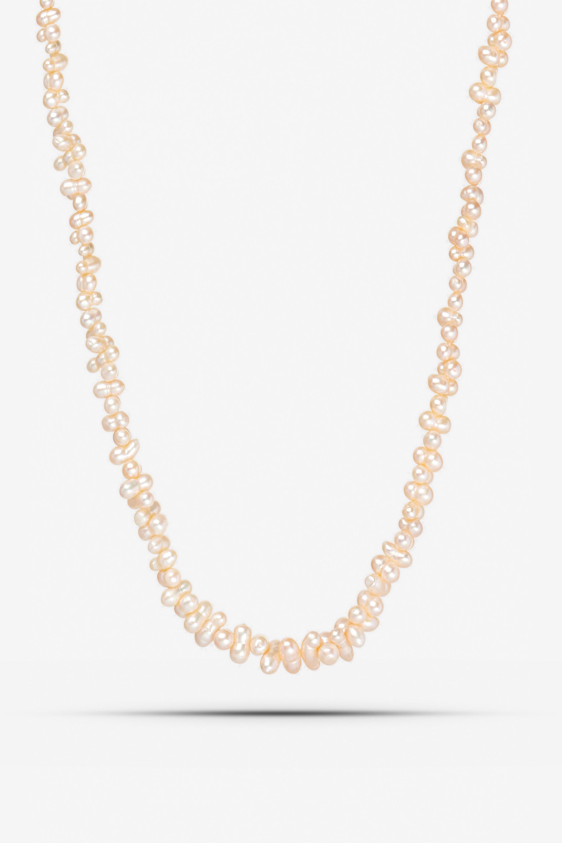 Peach Peanut Pearl Chain