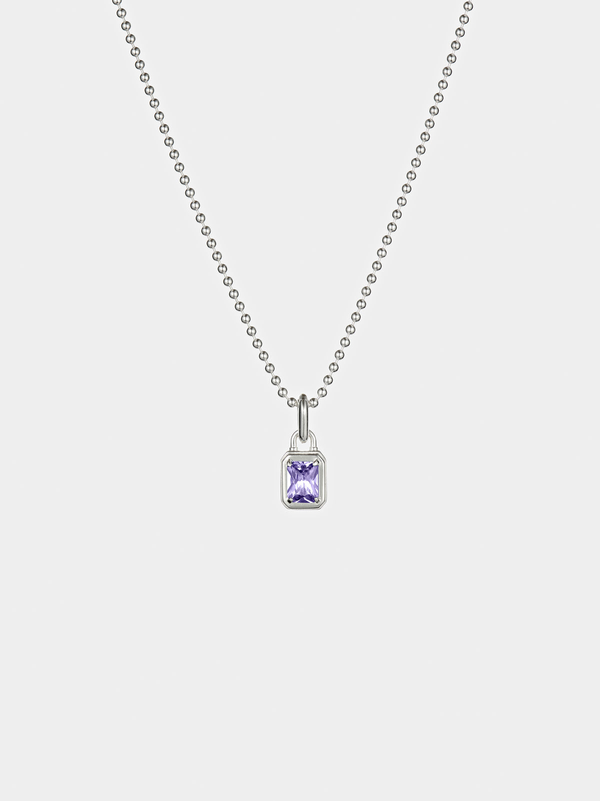 AW23 Lilac Mini Solitaire Pendant