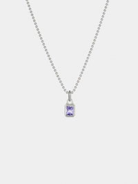 AW23 Lilac Mini Solitaire Pendant