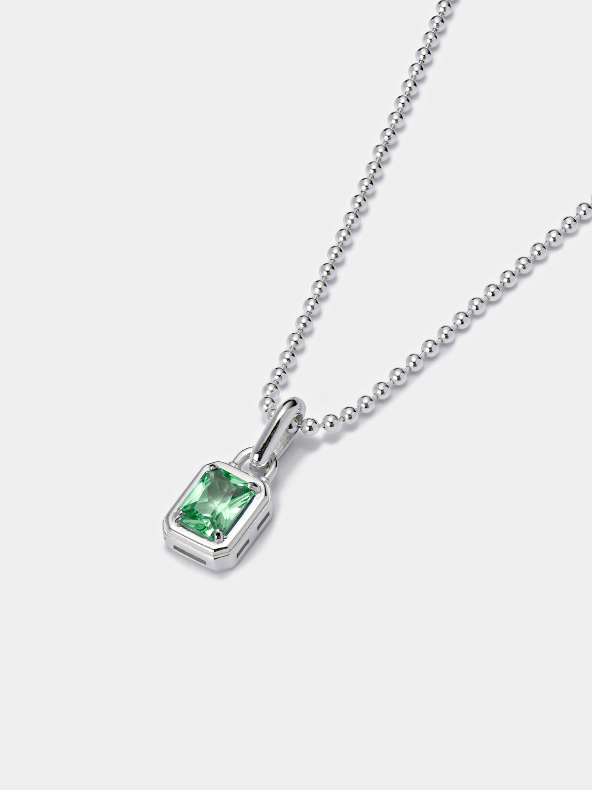 AW23 Green Mini Solitaire Pendant