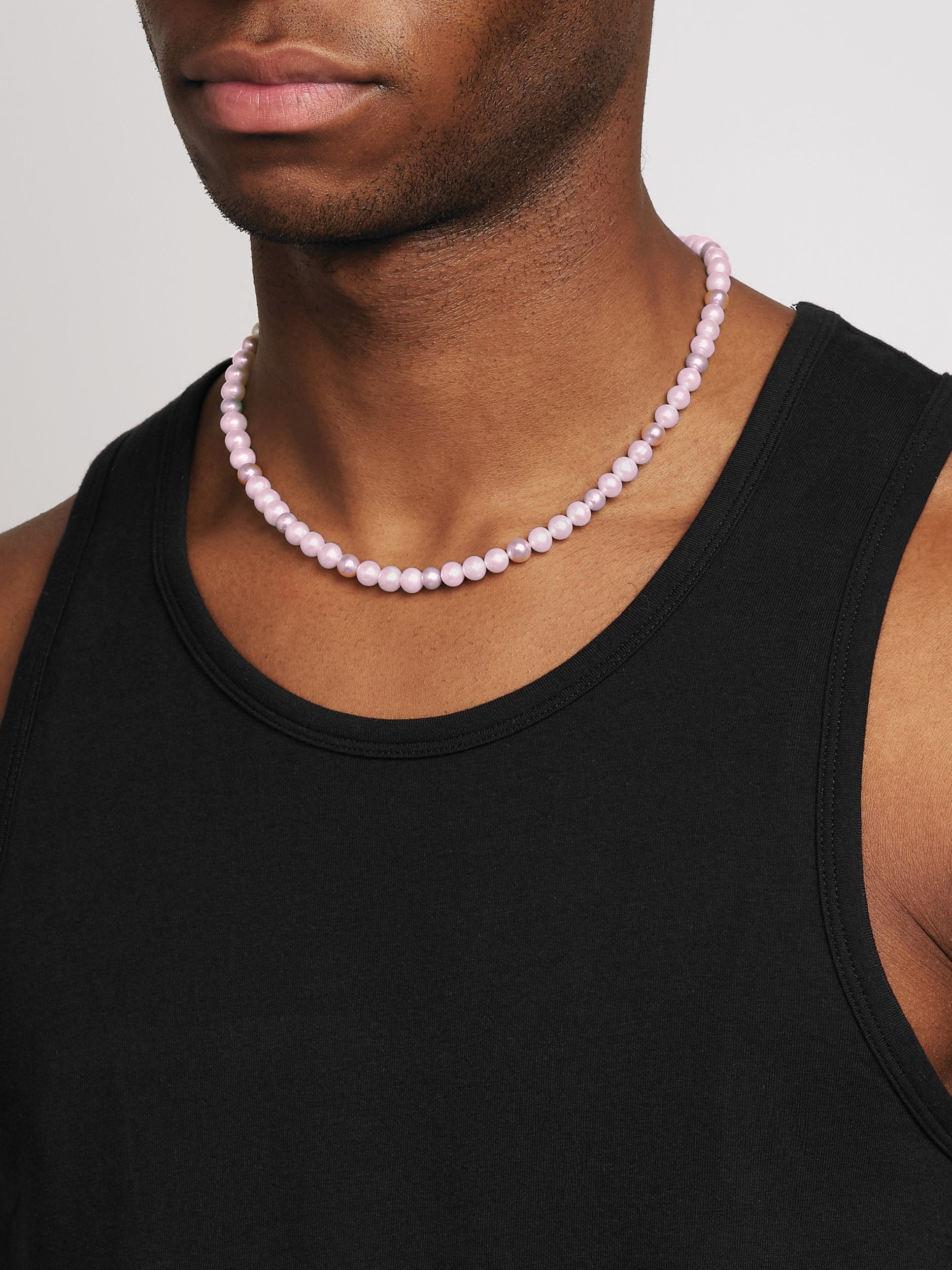 Pink Pearl Chain