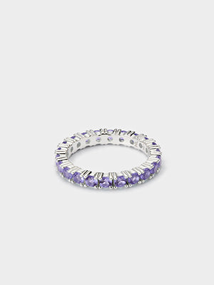 Lilac Eternity Ring