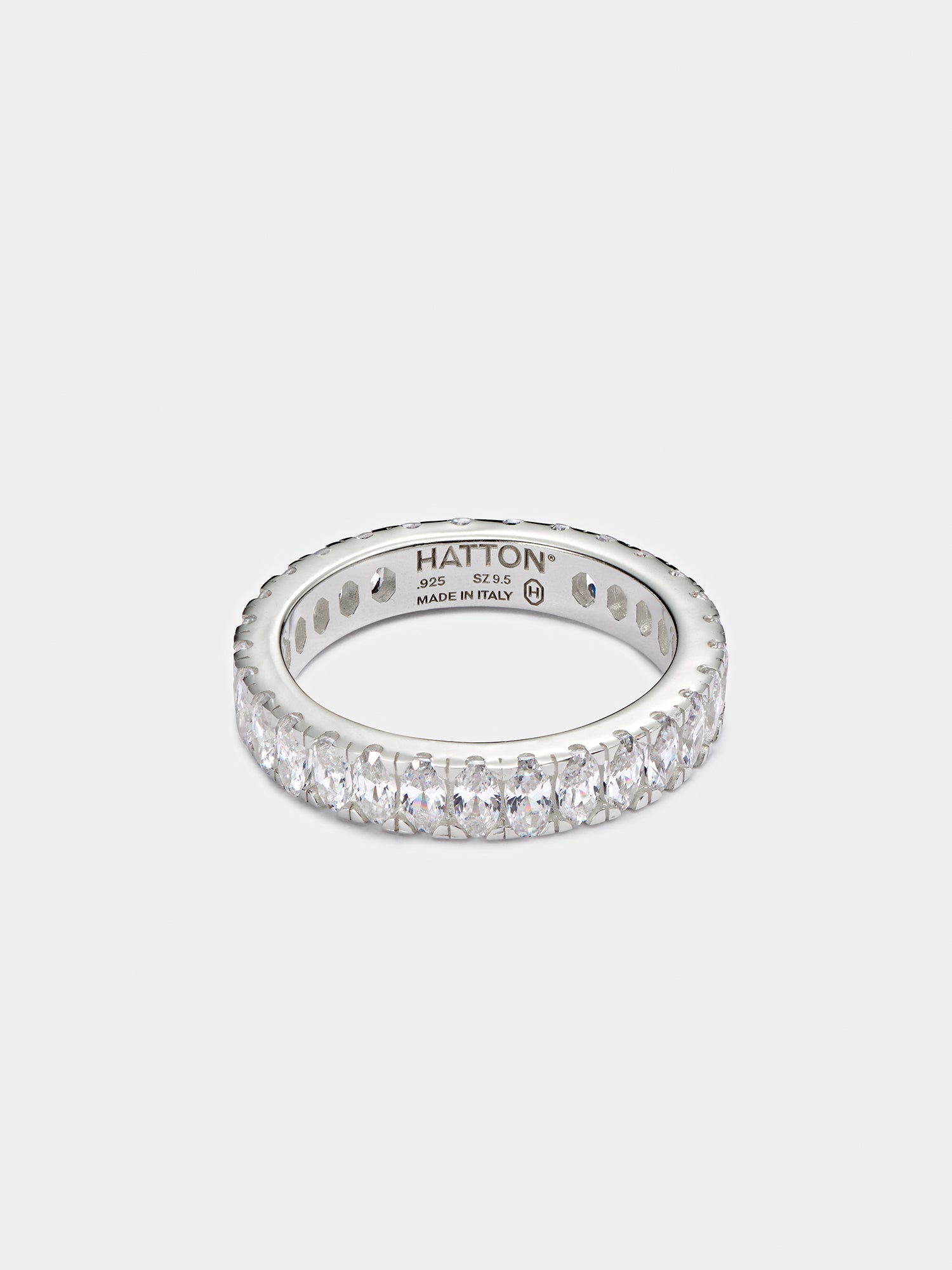 Elliptical Eternity Ring