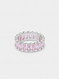 Pink Baguette Eternity Ring