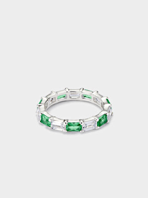 Green Horizon Eternity Ring