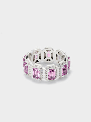 Pink Crown Eternity Ring