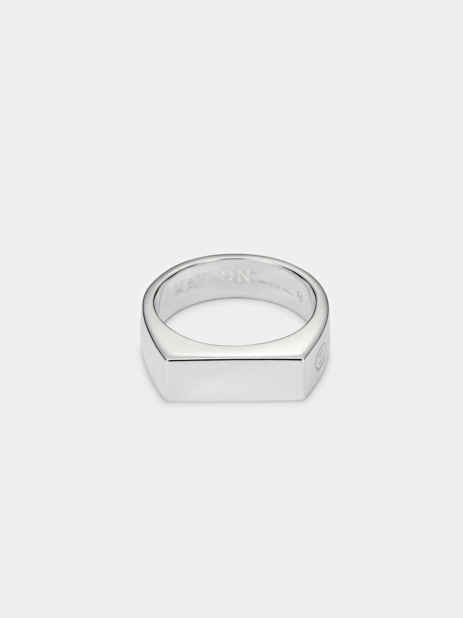 Silver Rectangle Ring