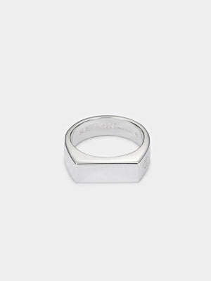 Silver Rectangle Ring