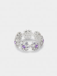 AW23 Lilac Daisy Eternity Ring