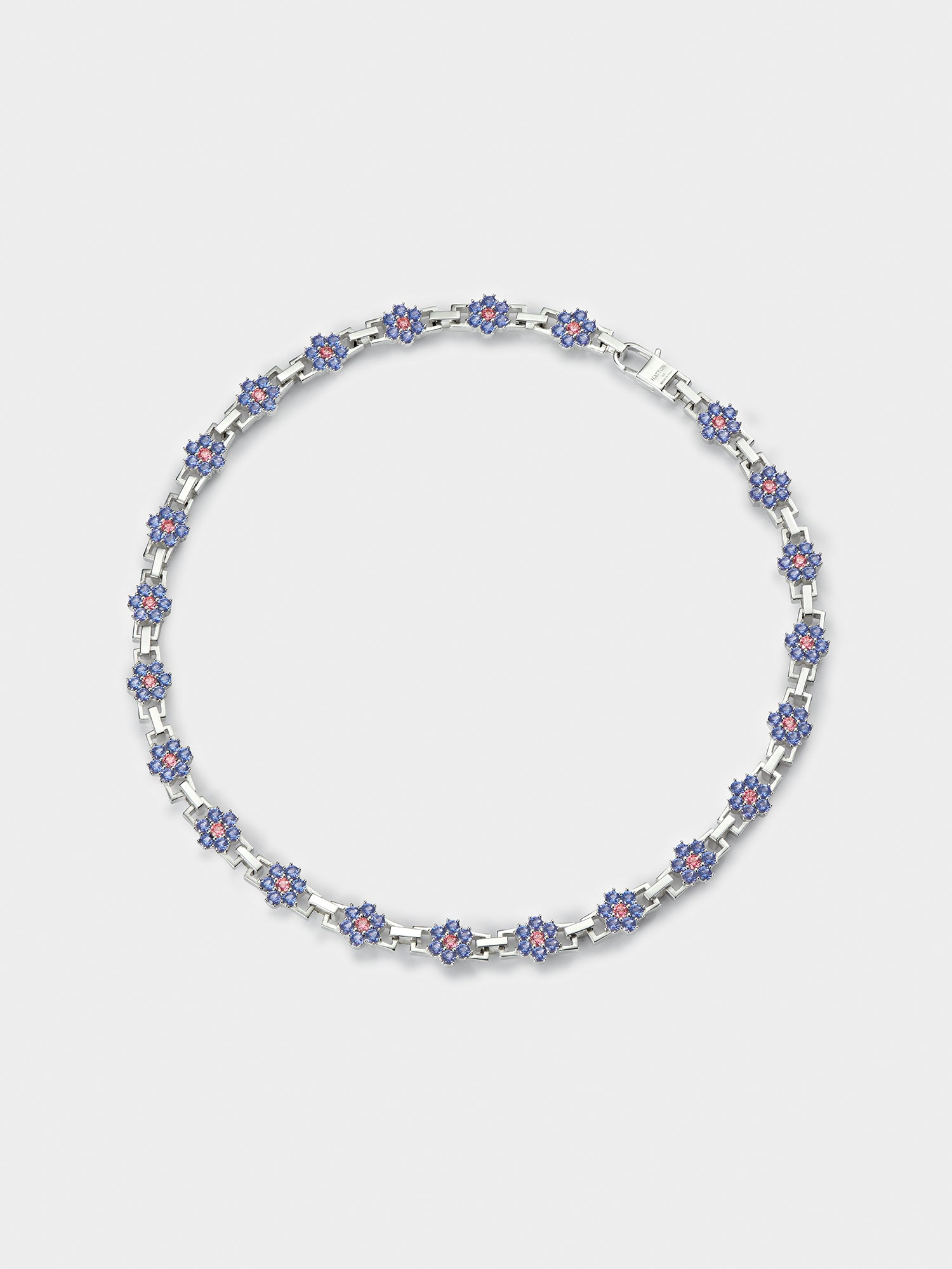 Tanzanite and Rose Daisy Chain