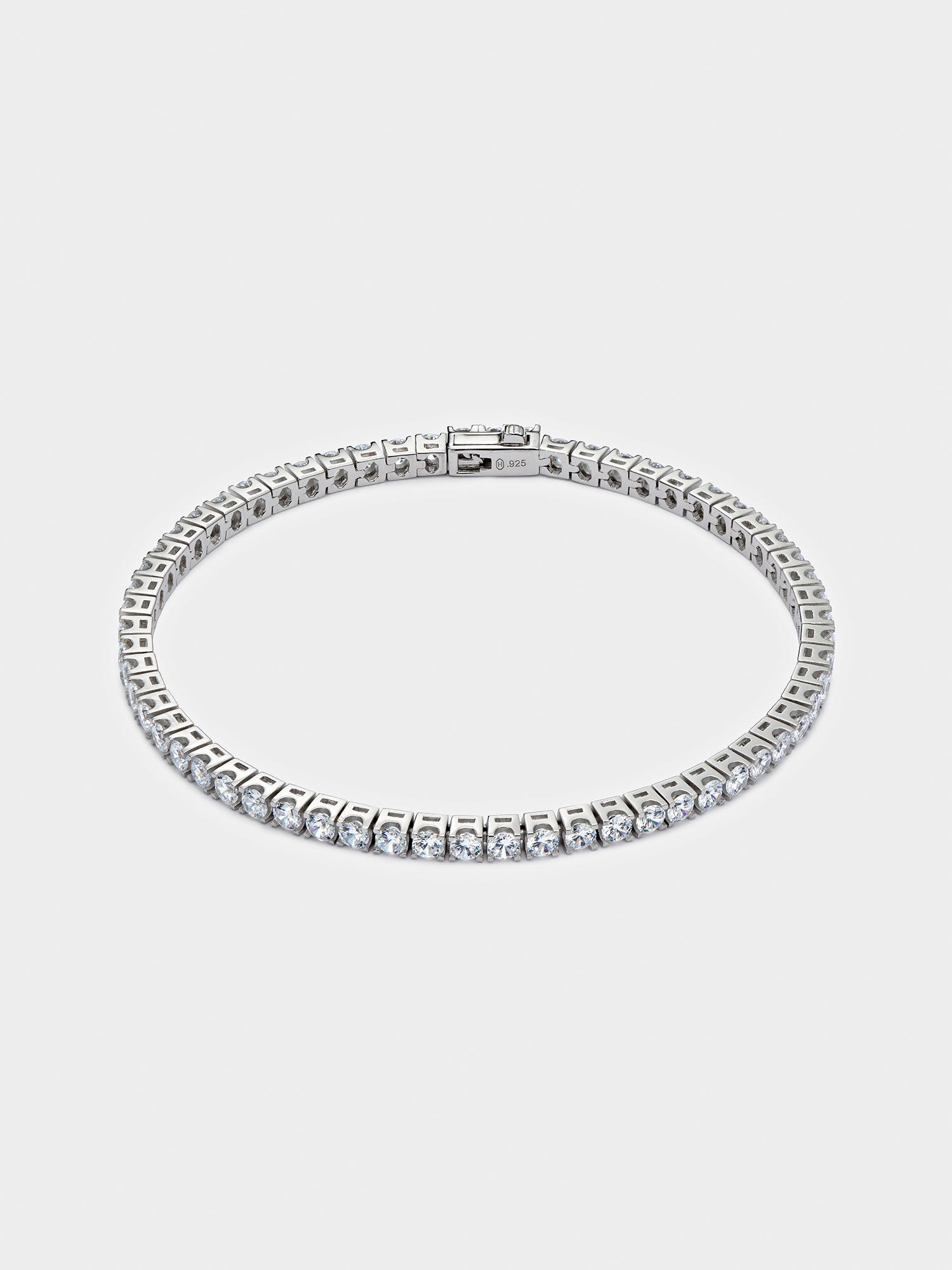 Classic White Tennis Bracelet