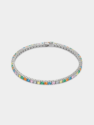 Classic Rainbow Tennis Bracelet