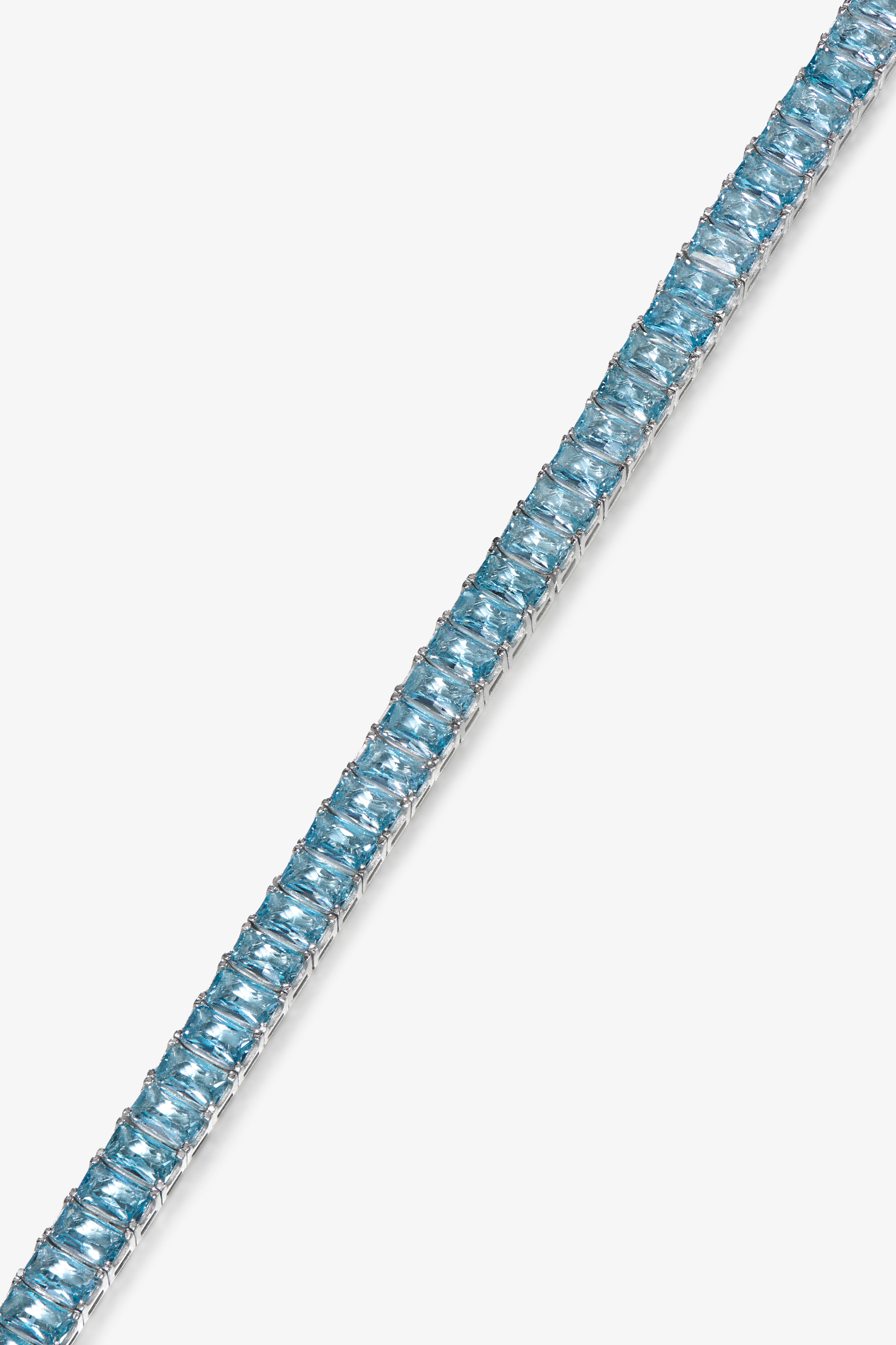 Topaz Baguette Tennis Bracelet