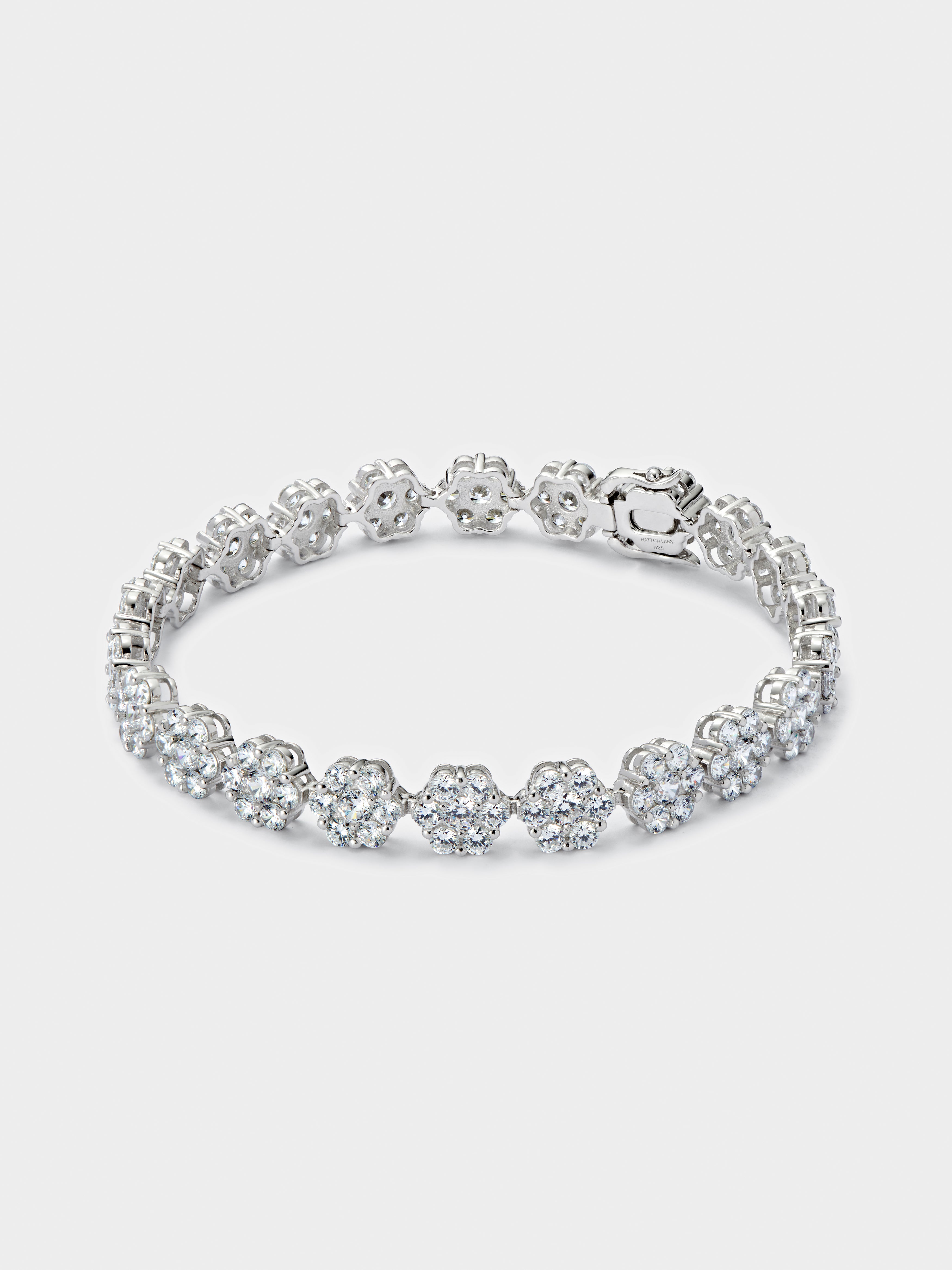 White Daisy Tennis Bracelet