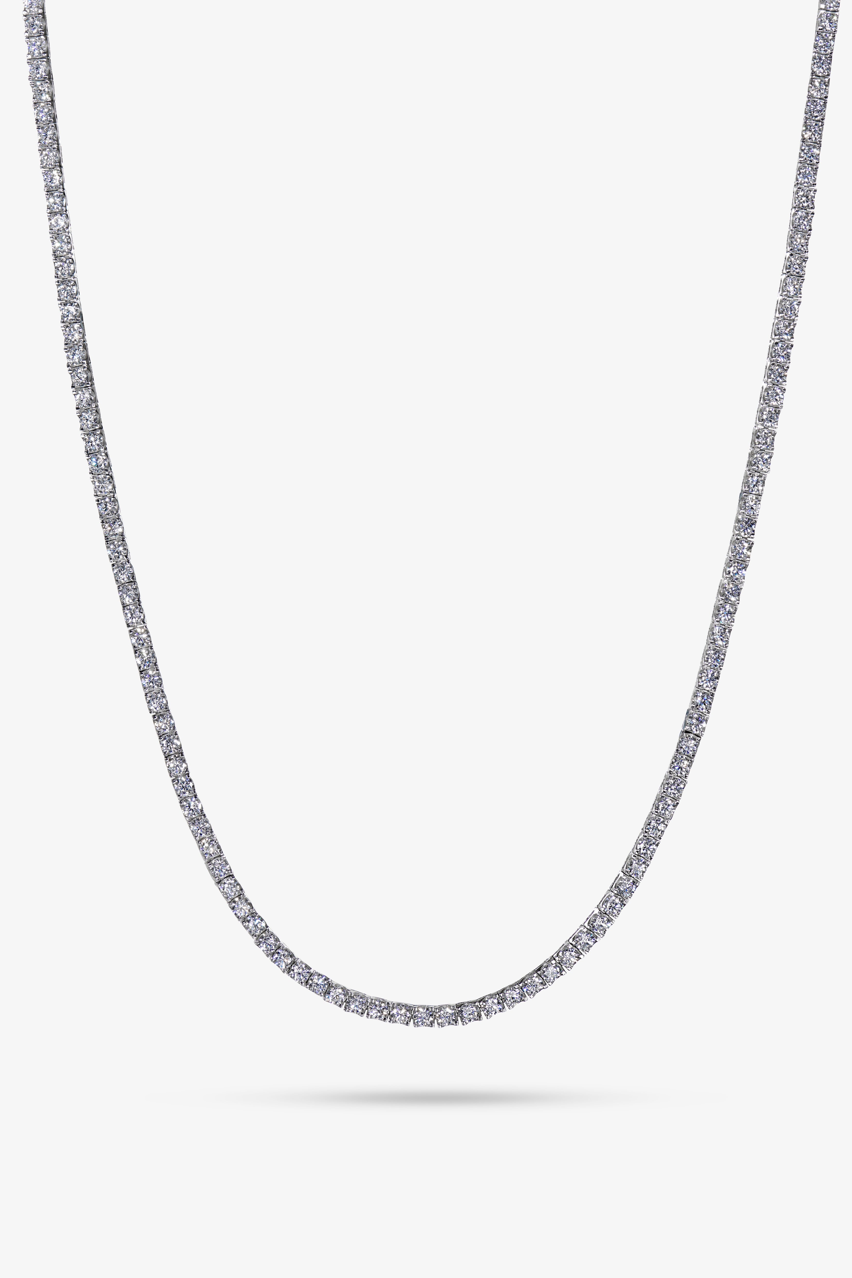 White Classic Tennis Chain M