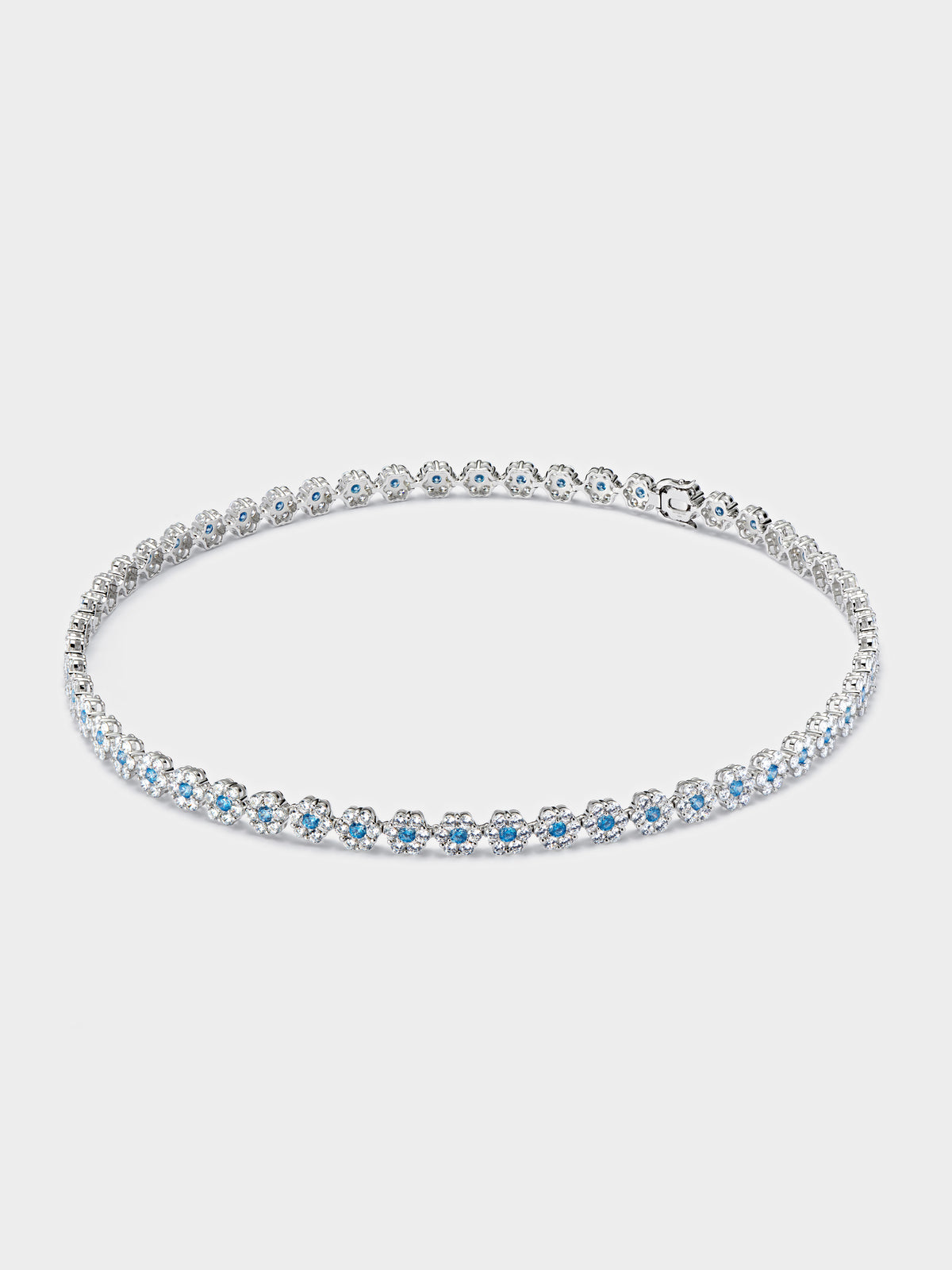 AW23 Aqua Daisy Tennis Chain