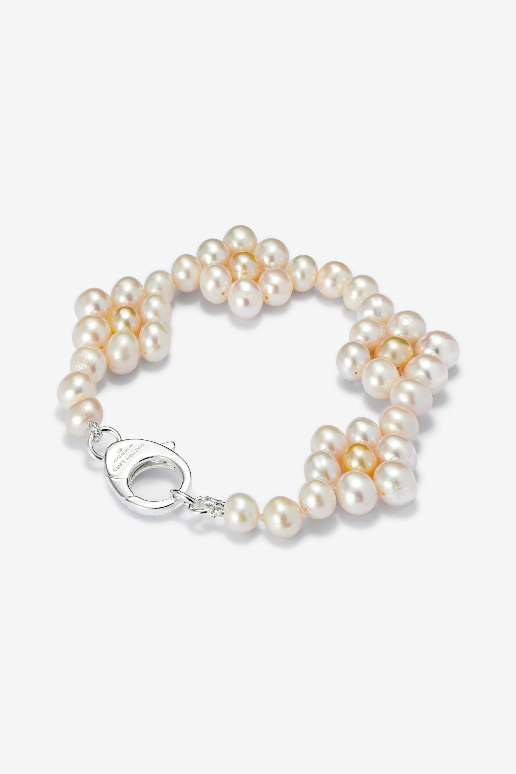 Yellow Daisy Pearl Bracelet