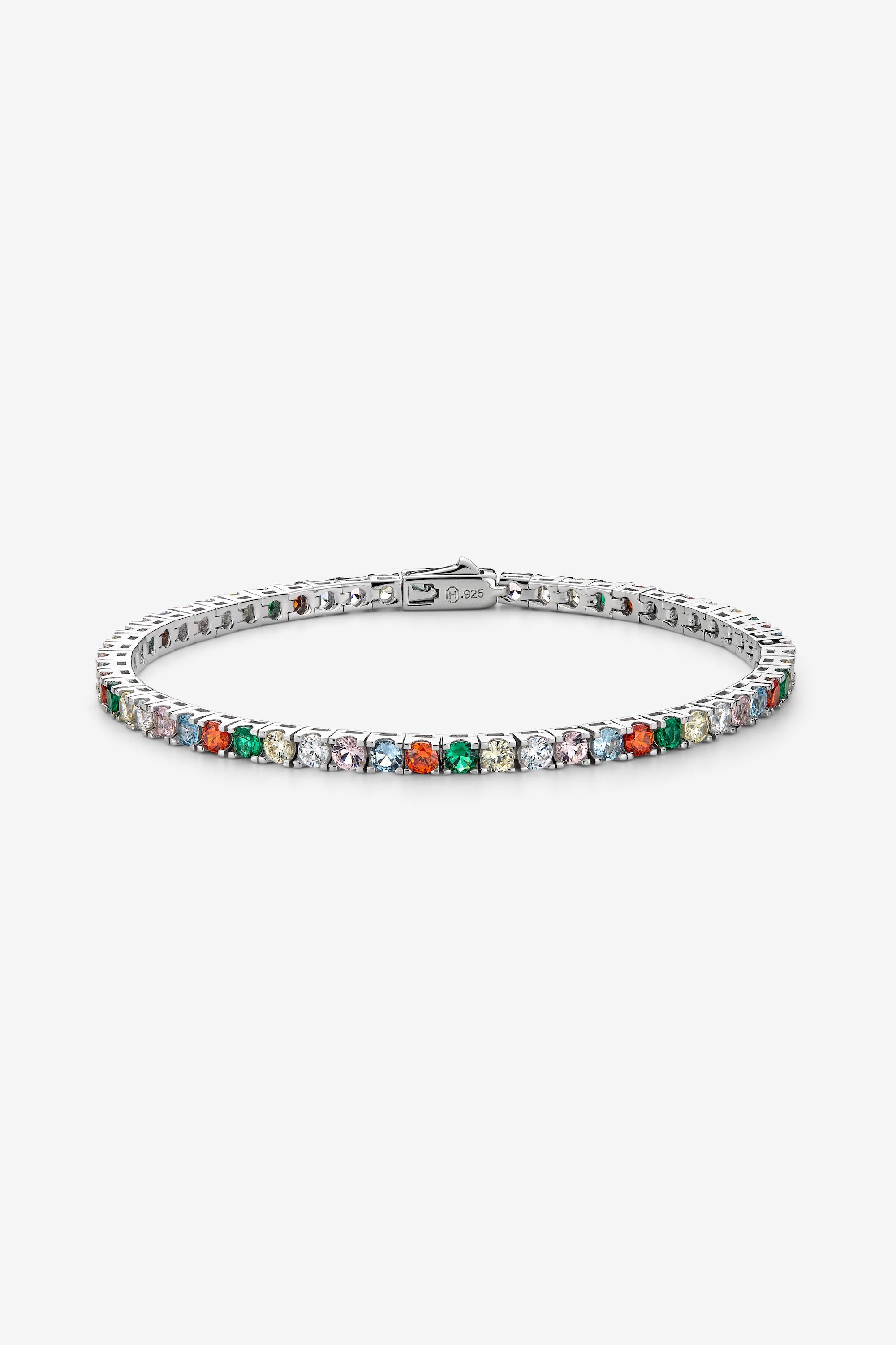 Classic Rainbow Tennis Bracelet