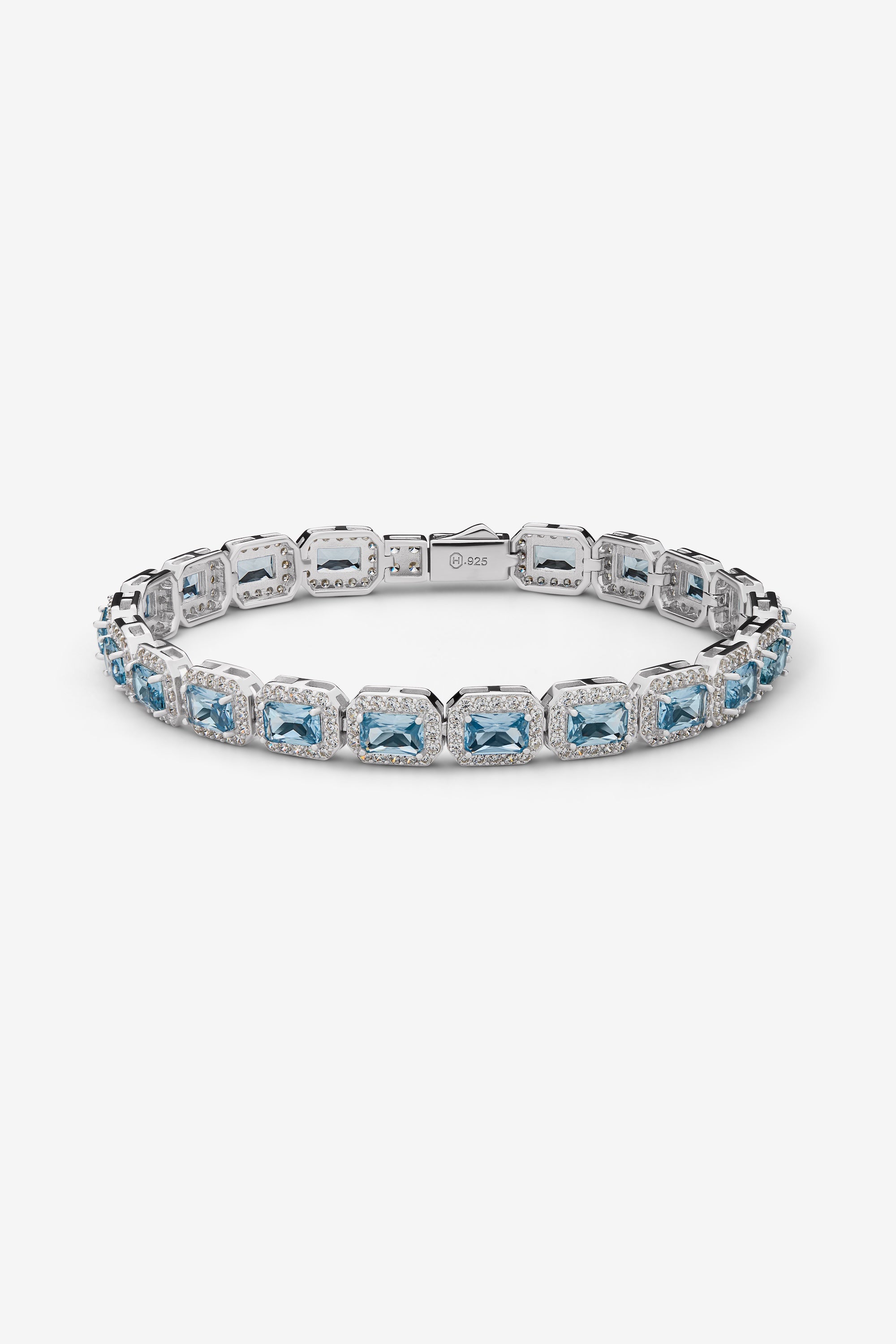 Topaz Crown Tennis Bracelet