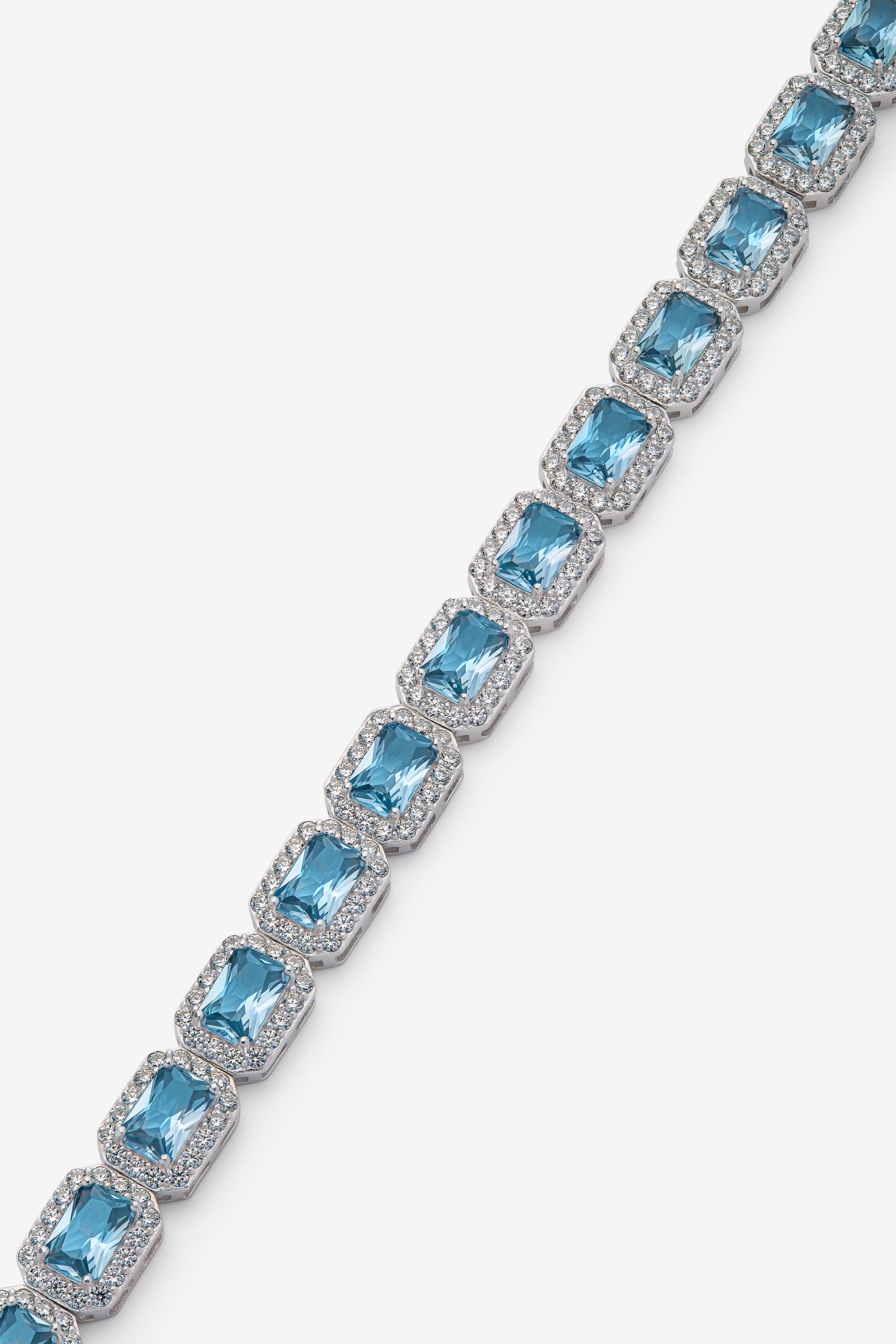 Topaz Crown Tennis Bracelet