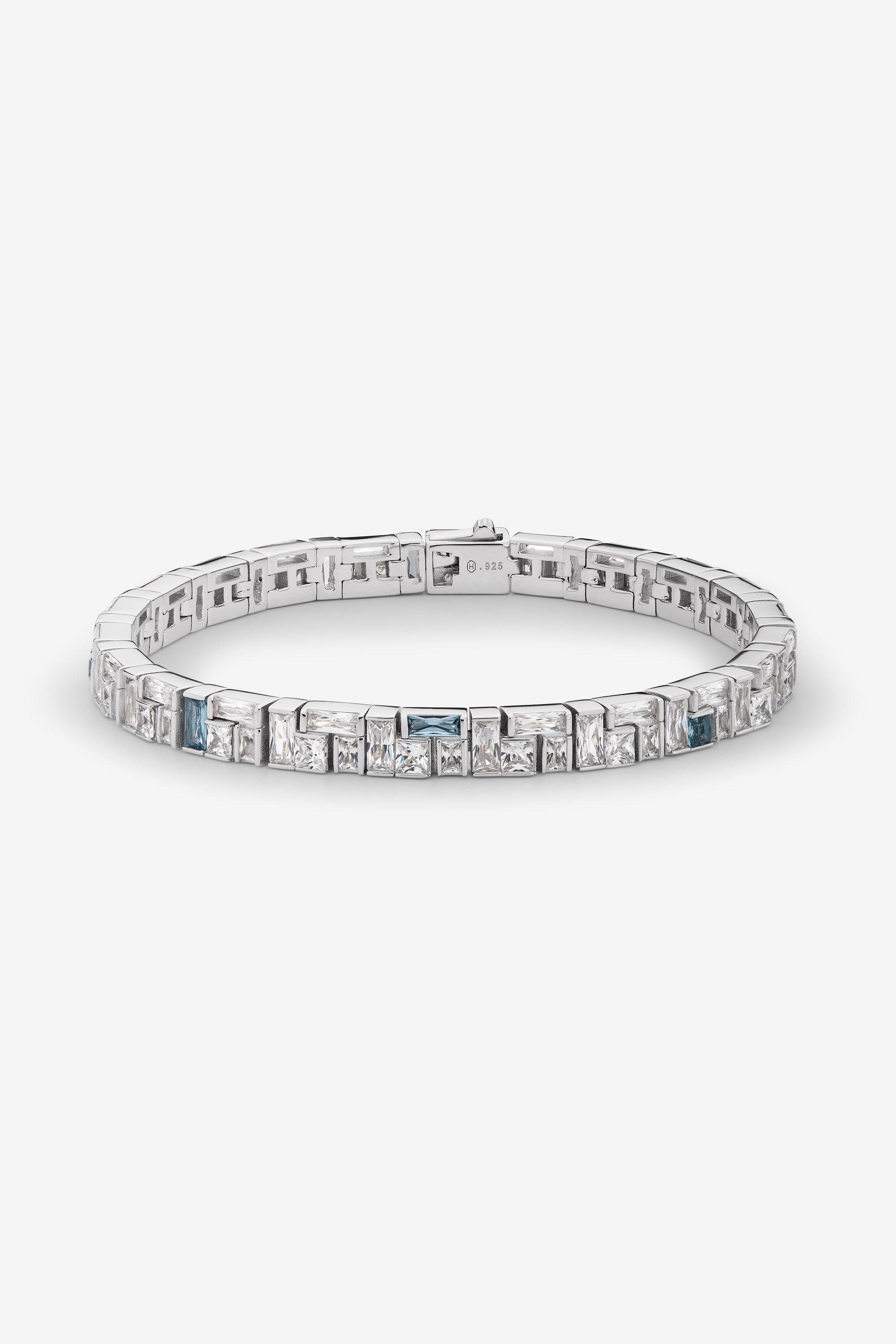 Topaz Montage Tennis Bracelet