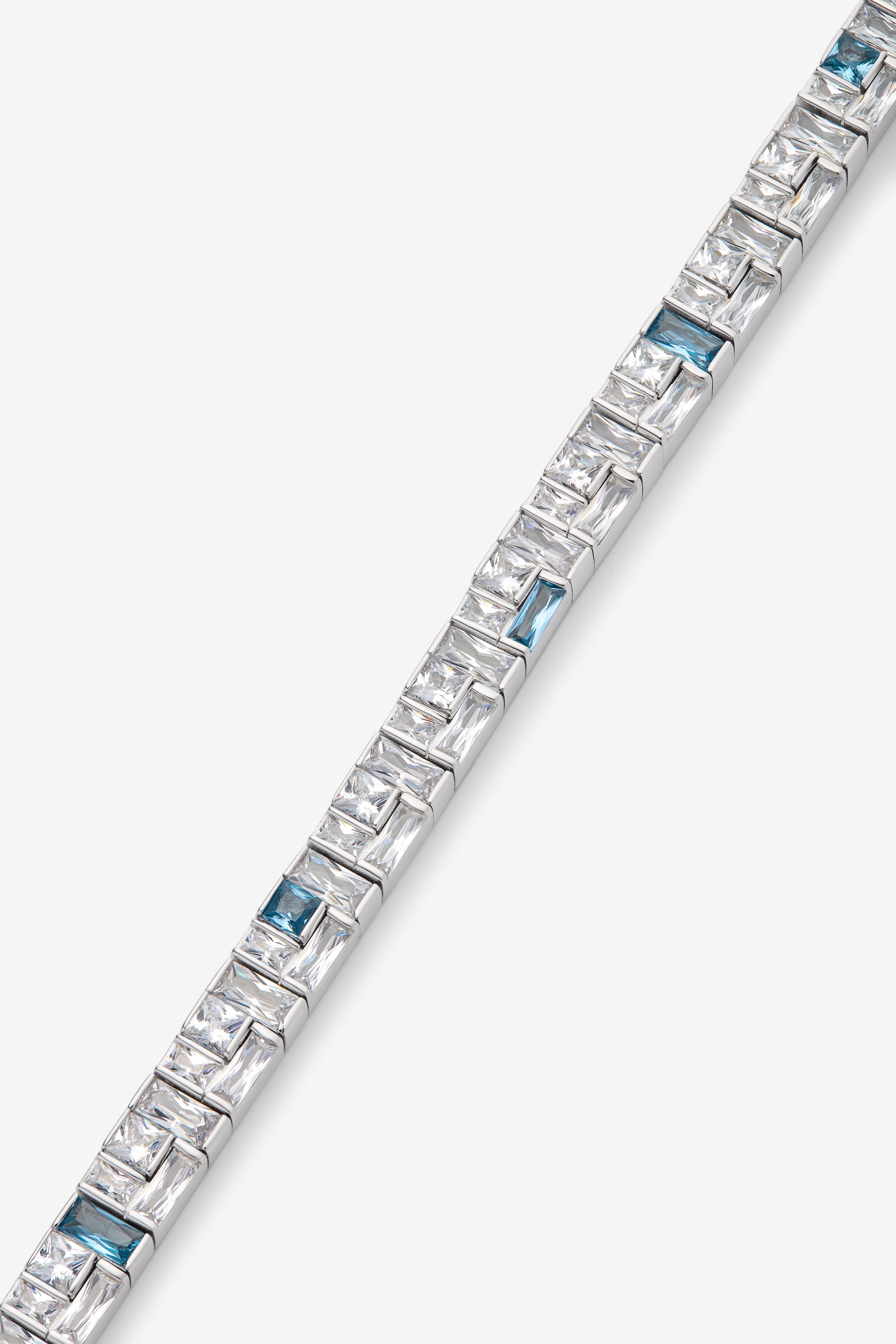 Topaz Montage Tennis Bracelet